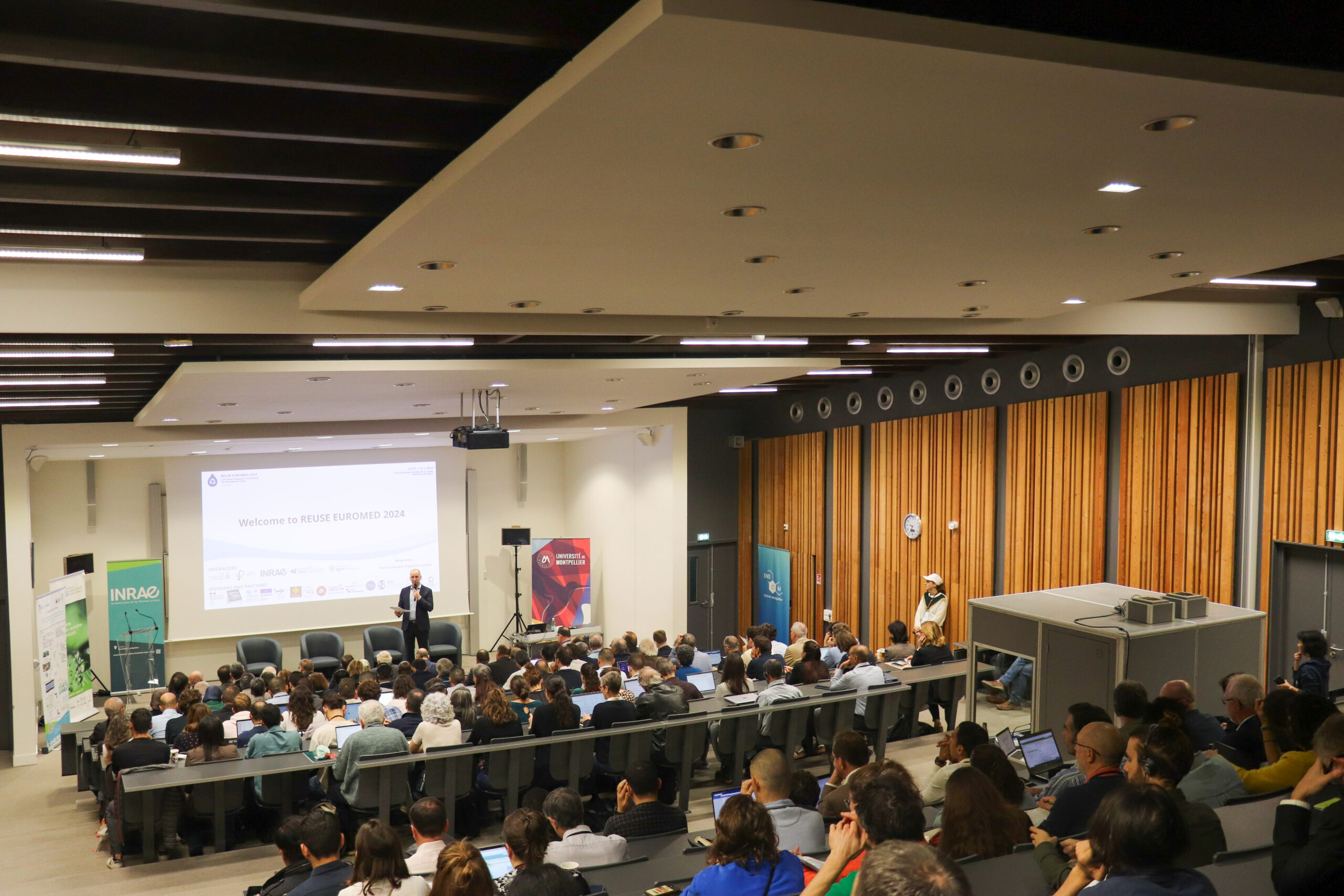 Conférence sur la réutilisation des eaux usées REUSE EUROMED 2024 à Montpellier